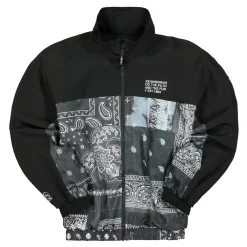 Best Bandana Chopped Track Jacket Women Jackets & Coats|Jackets & Coats