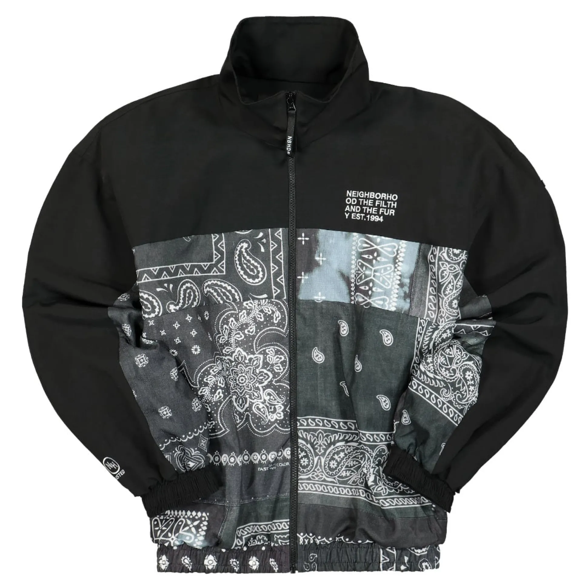 Best Bandana Chopped Track Jacket Women Jackets & Coats|Jackets & Coats