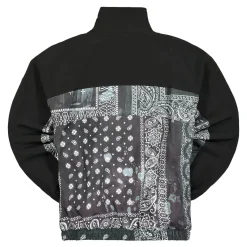 Best Bandana Chopped Track Jacket Women Jackets & Coats|Jackets & Coats