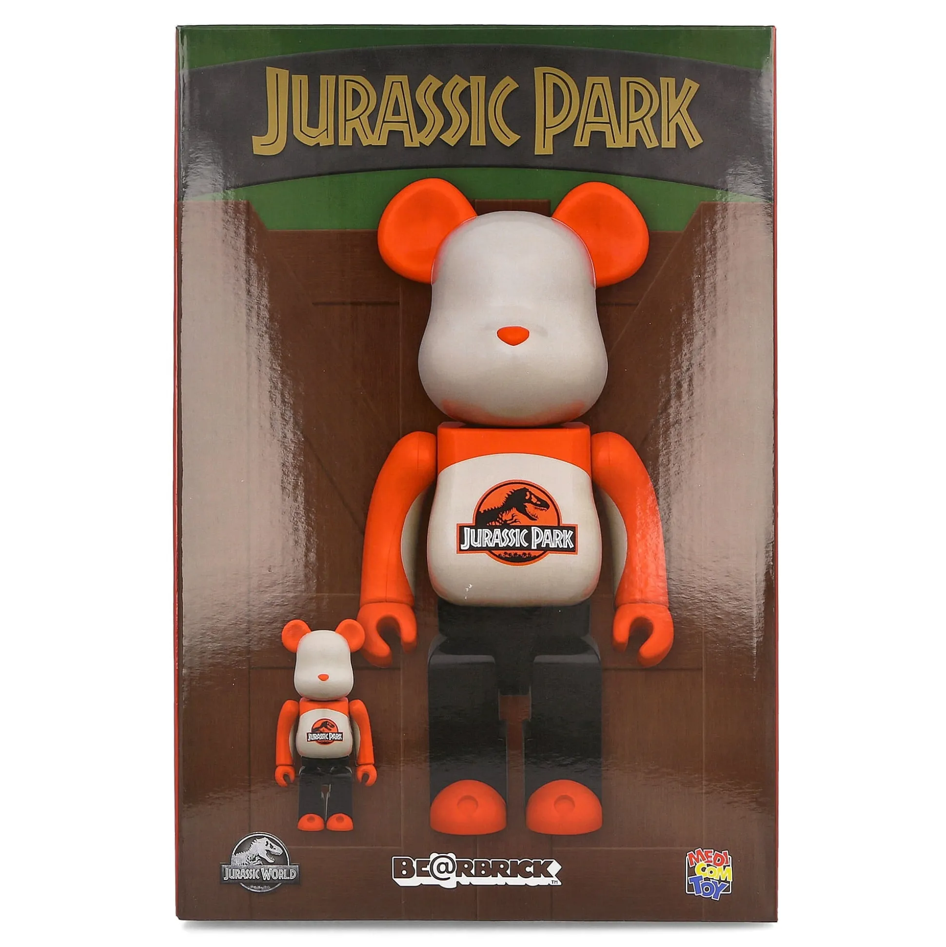 New Be@rbrick Jurassic Park 400% + 100% Women Home Accessories|Home Accessories