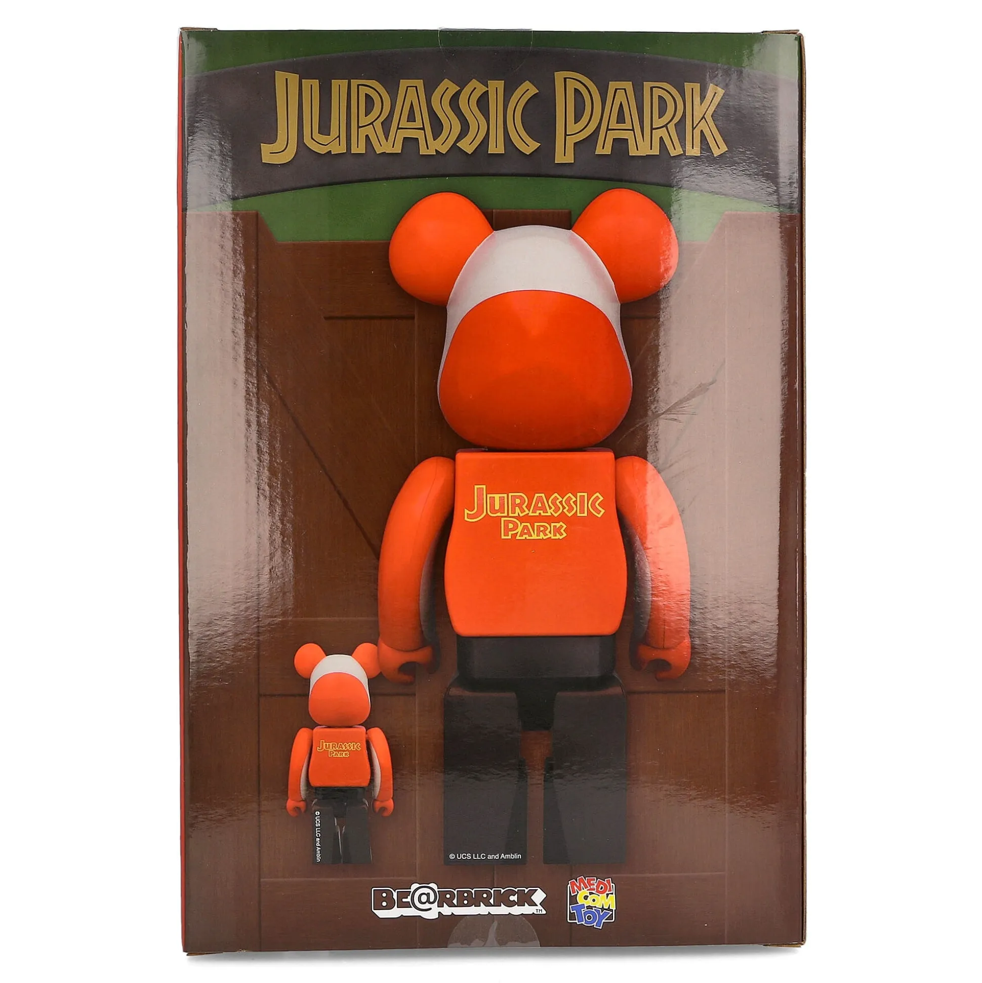 New Be@rbrick Jurassic Park 400% + 100% Women Home Accessories|Home Accessories
