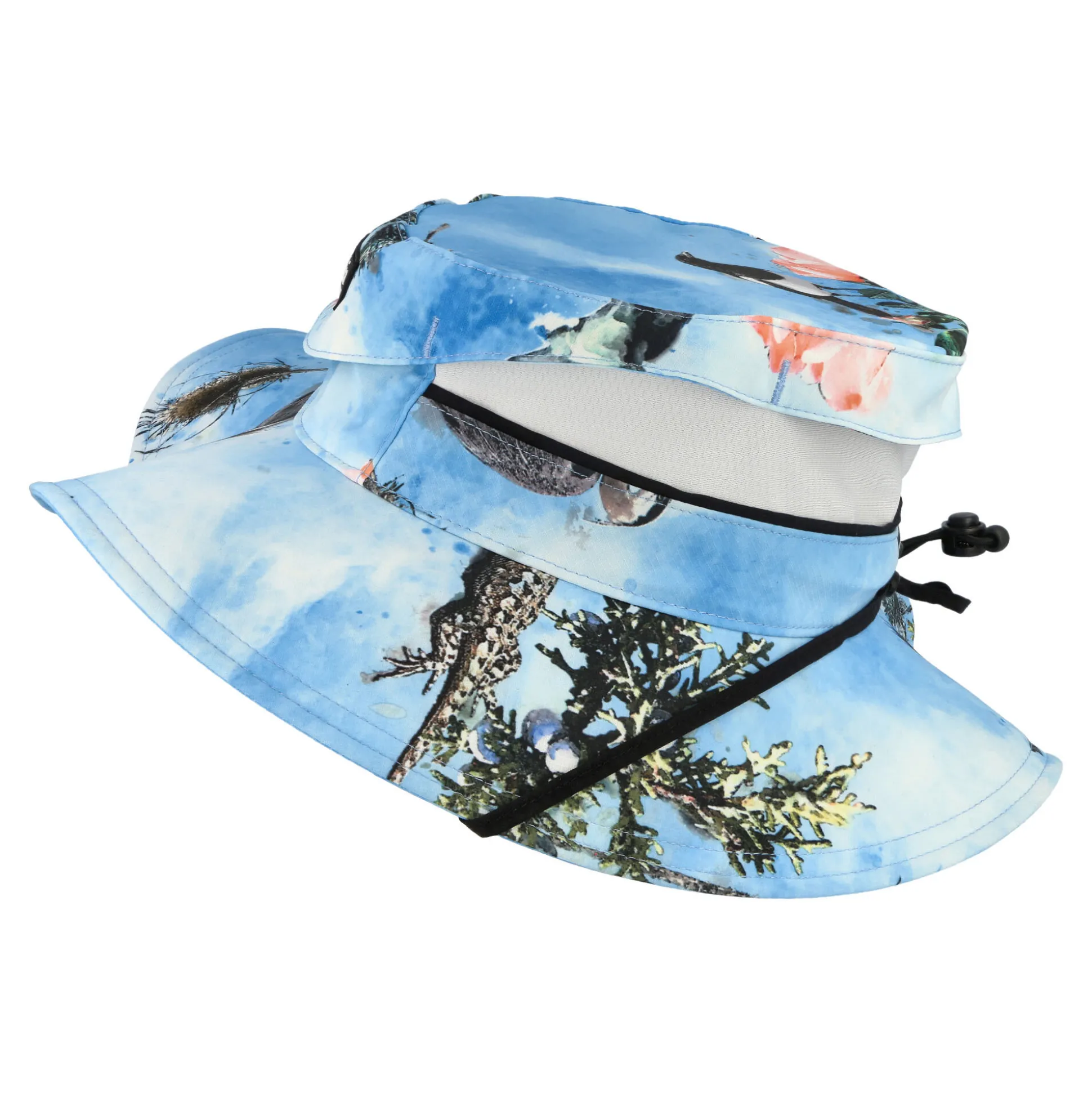 Cheap Bora Bora Printed Booney Women Caps, Hats & Beanies|Caps, Hats & Beanies