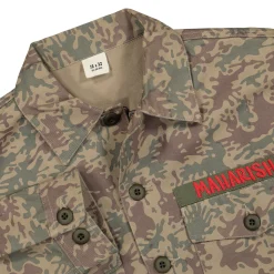 Flash Sale Camo Tiger Embroidered Shirt Shirts