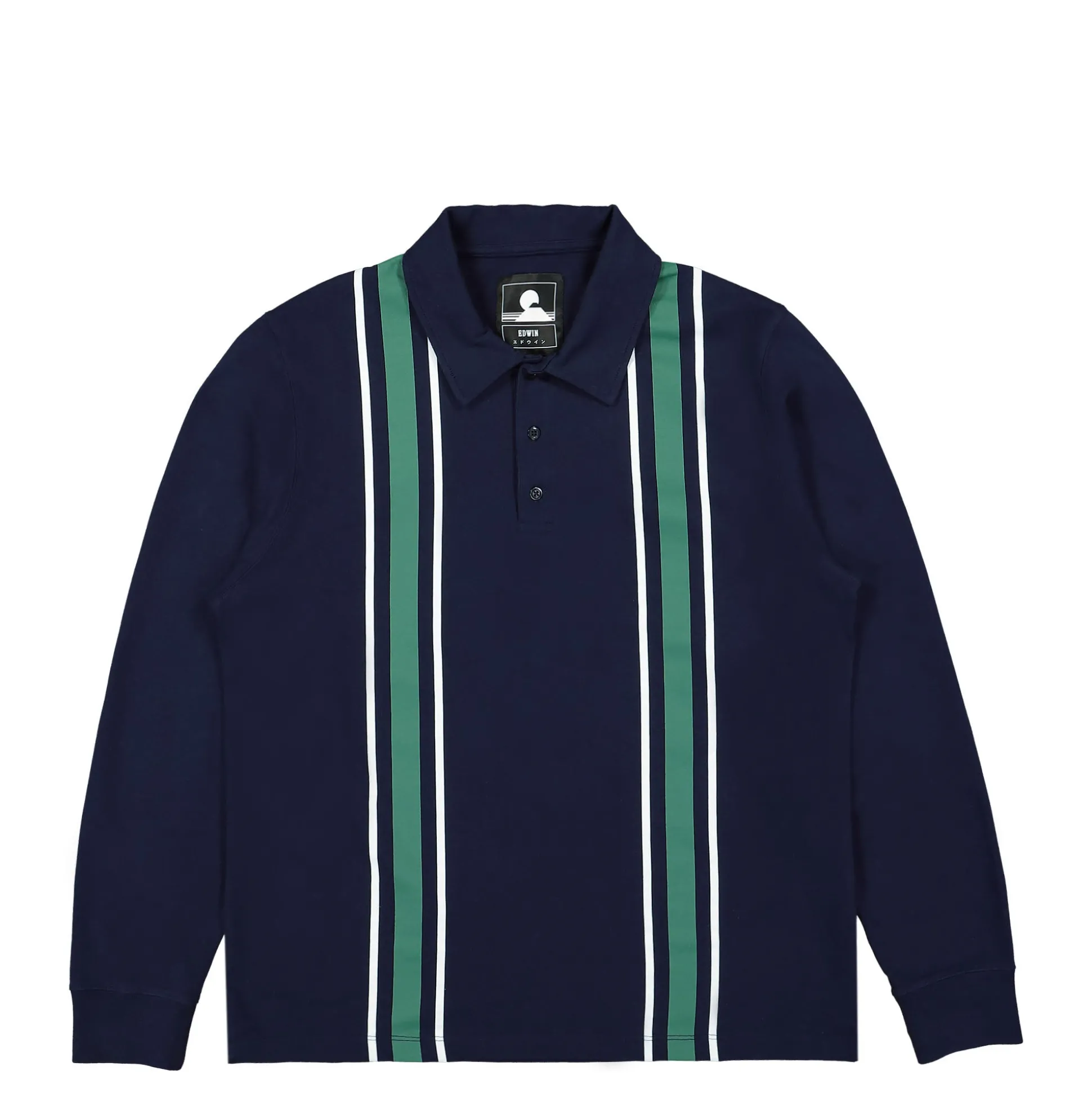 Online Club Stripes Polo LS Jersey T-Shirts & Long Sleeves