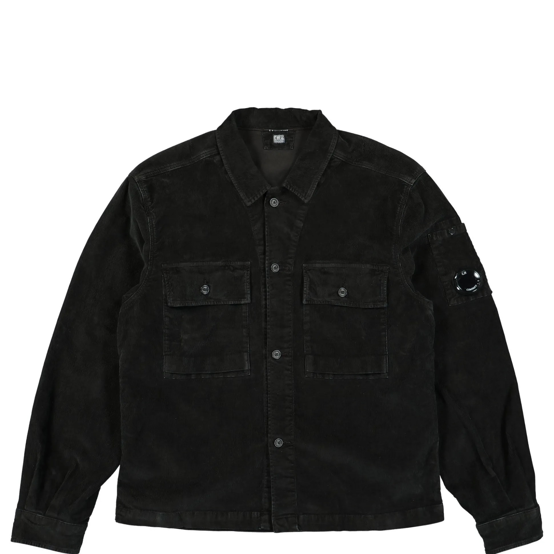 Clearance Corduroy Buttoned Utility Overshirt Shirts