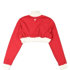 New Cropped Track Top Women Jackets & Coats|Sweatshirts & Hoodies