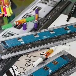 Cheap 3d relief train big Mini Trains