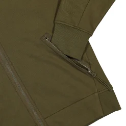 Hot Diagonal Raised Fleece Goggle Zipped Hooded Sweatshirt Sweatshirts & Hoodies