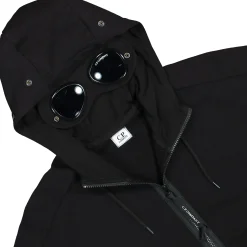 Outlet Diagonal Raised Fleece Goggle Zipped Hoodie Sweatshirts & Hoodies