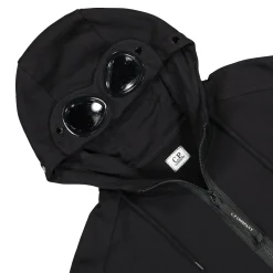 Clearance Diagonal Raised Fleece Goggle Hoodie Sweatshirts & Hoodies