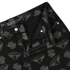 Flash Sale Diamond & Dollars Denim Pants Jeans|Pants & Shorts