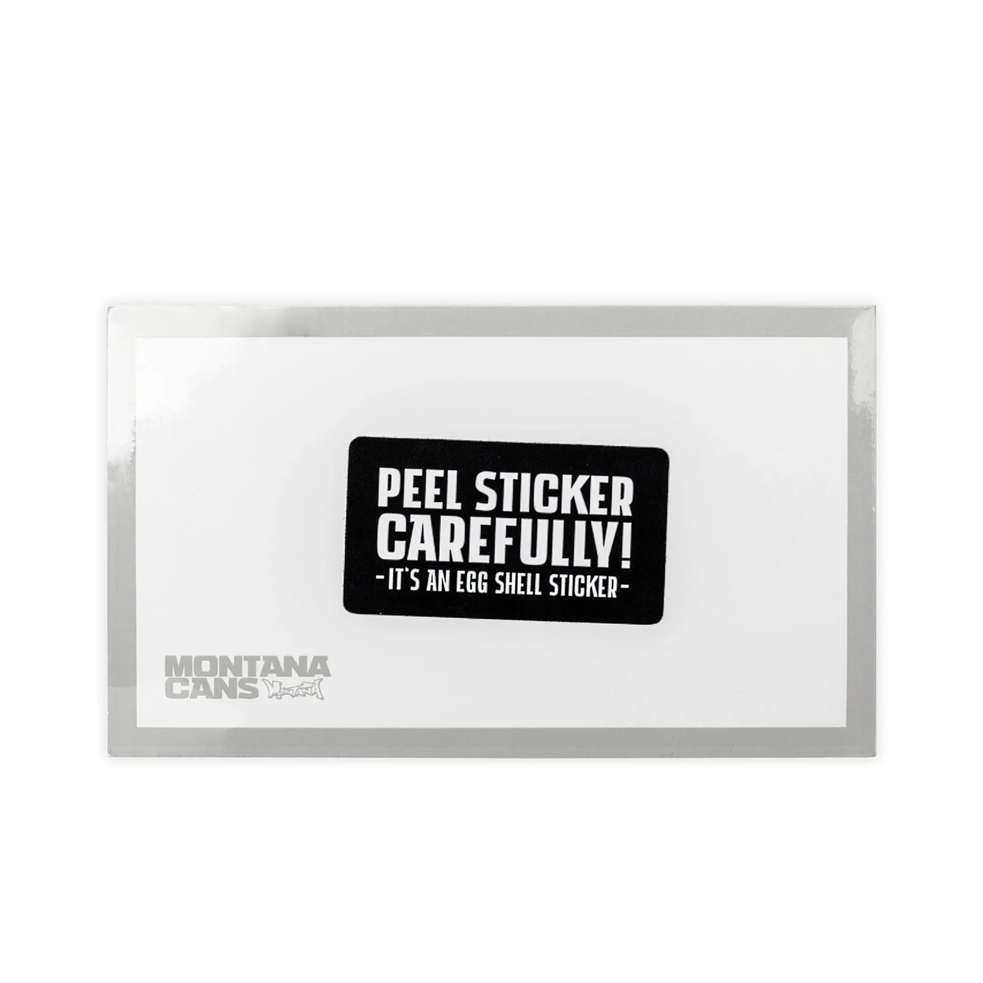 Store eggshell sticker white Sticker