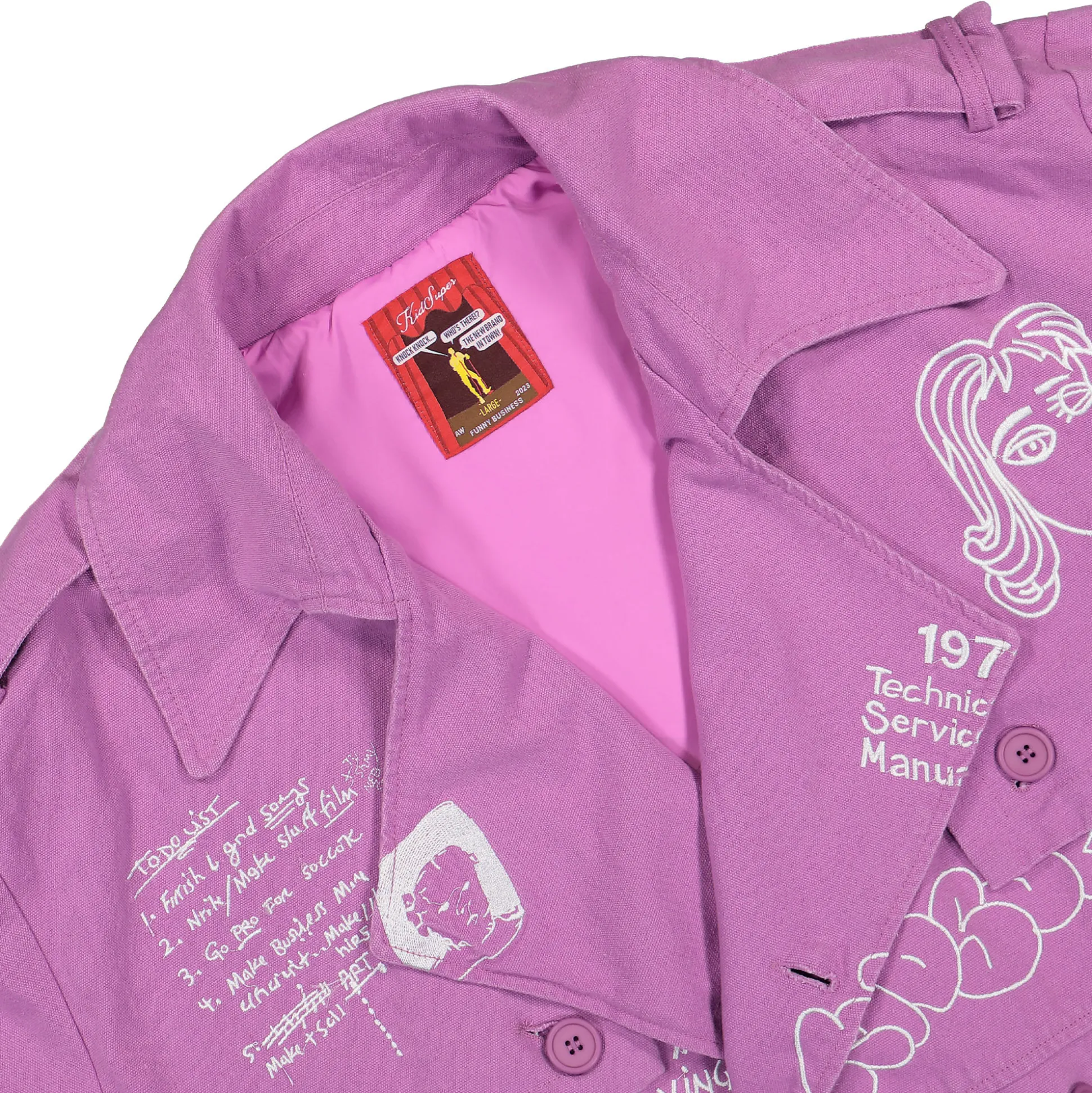 Best Sale Embroidered Trench Coat Jackets & Coats