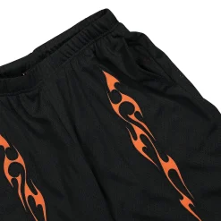 Fashion Flame Mesh Shorts Pants & Shorts