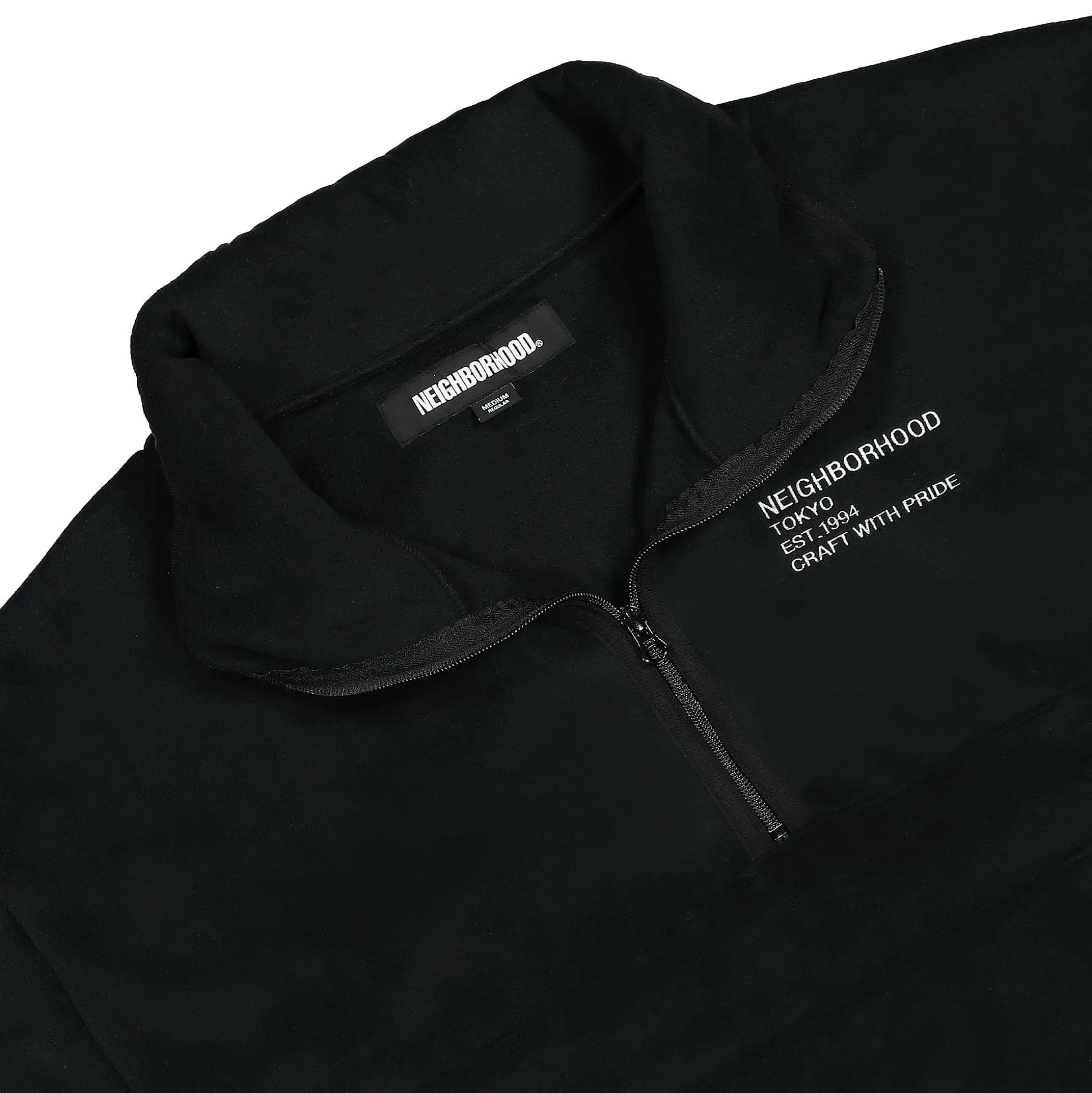 New Fleece Half Zip LS Shirt Sweatshirts & Hoodies