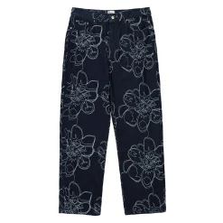 New Flower Stitch Pants Jeans|Pants & Shorts