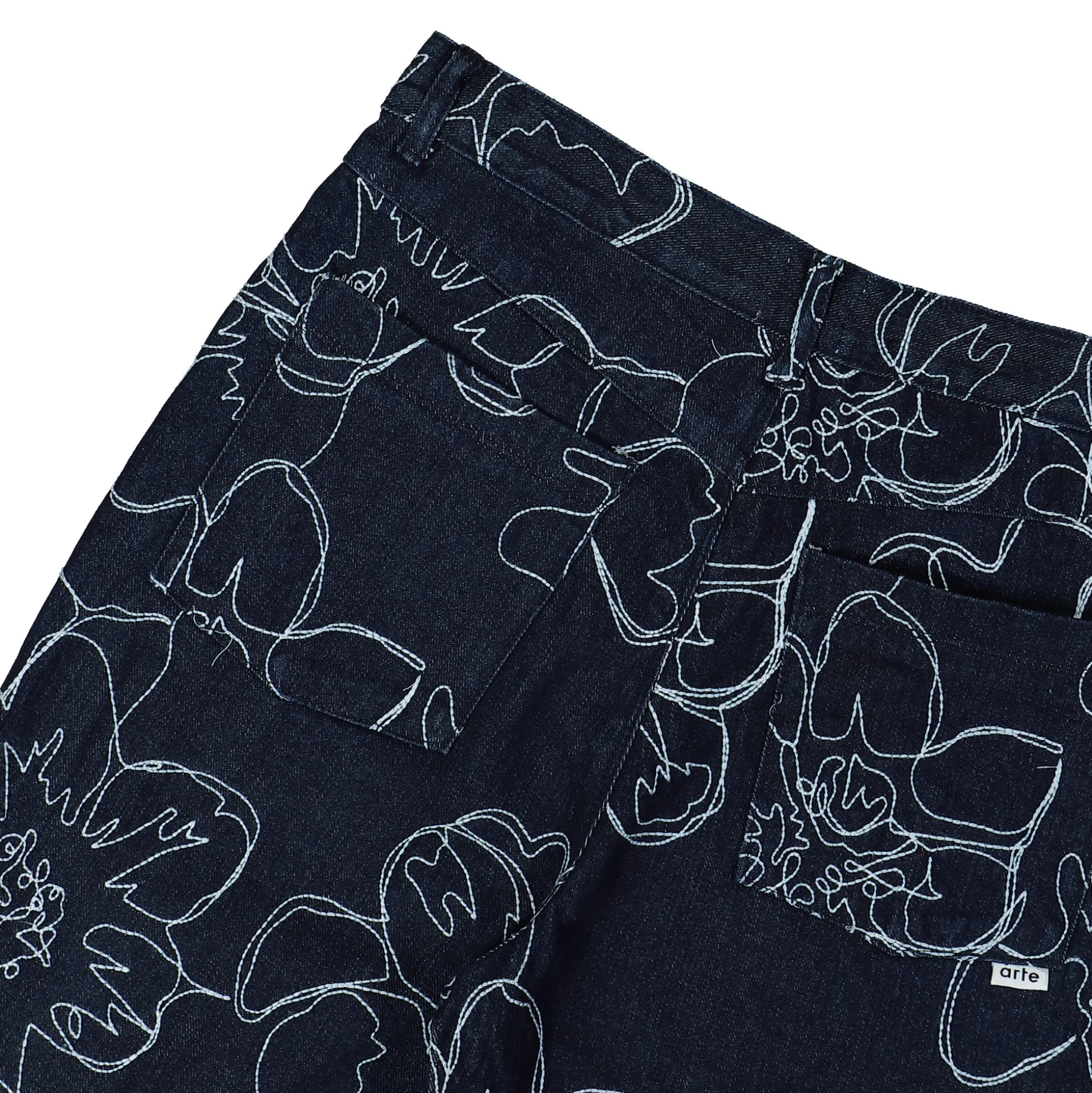 New Flower Stitch Pants Jeans|Pants & Shorts