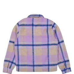 Cheap Folklore Plaid Work Jacket Jackets & Coats