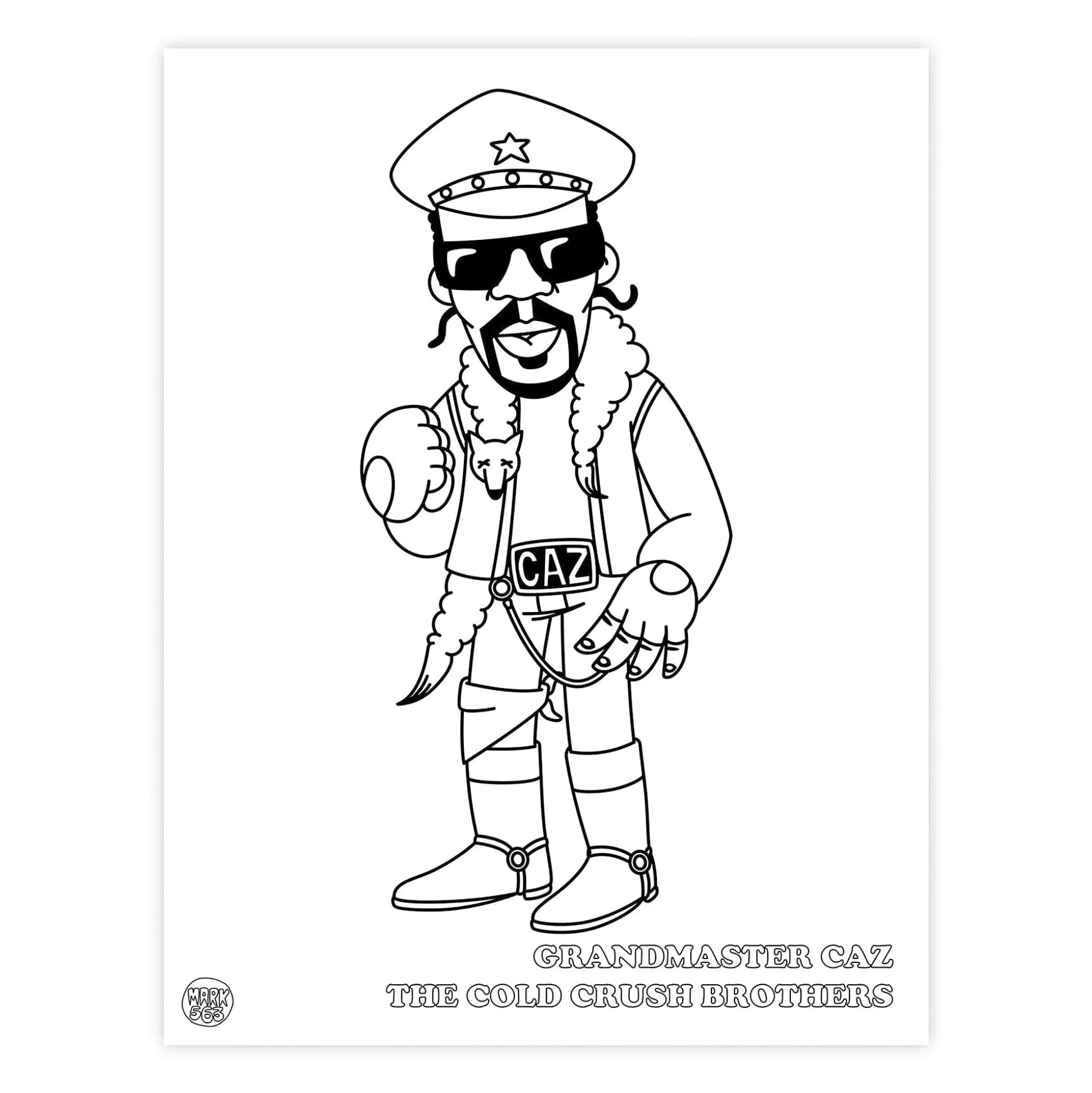 Fashion Hip Hop Coloring Book Coloring Books