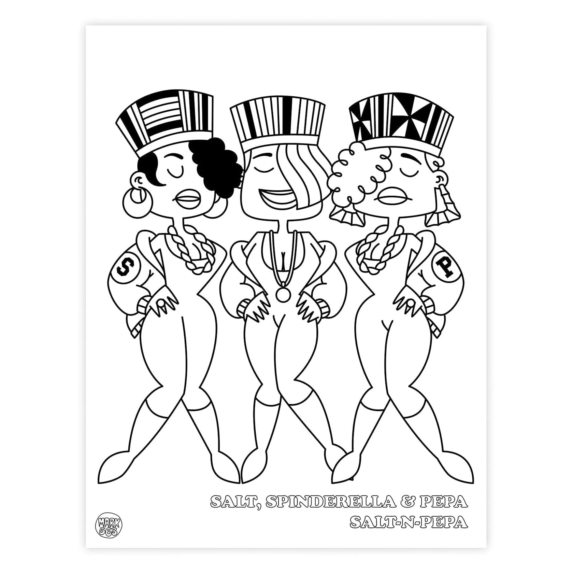 Fashion Hip Hop Coloring Book Coloring Books
