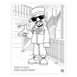 Fashion Hip Hop Coloring Book Coloring Books