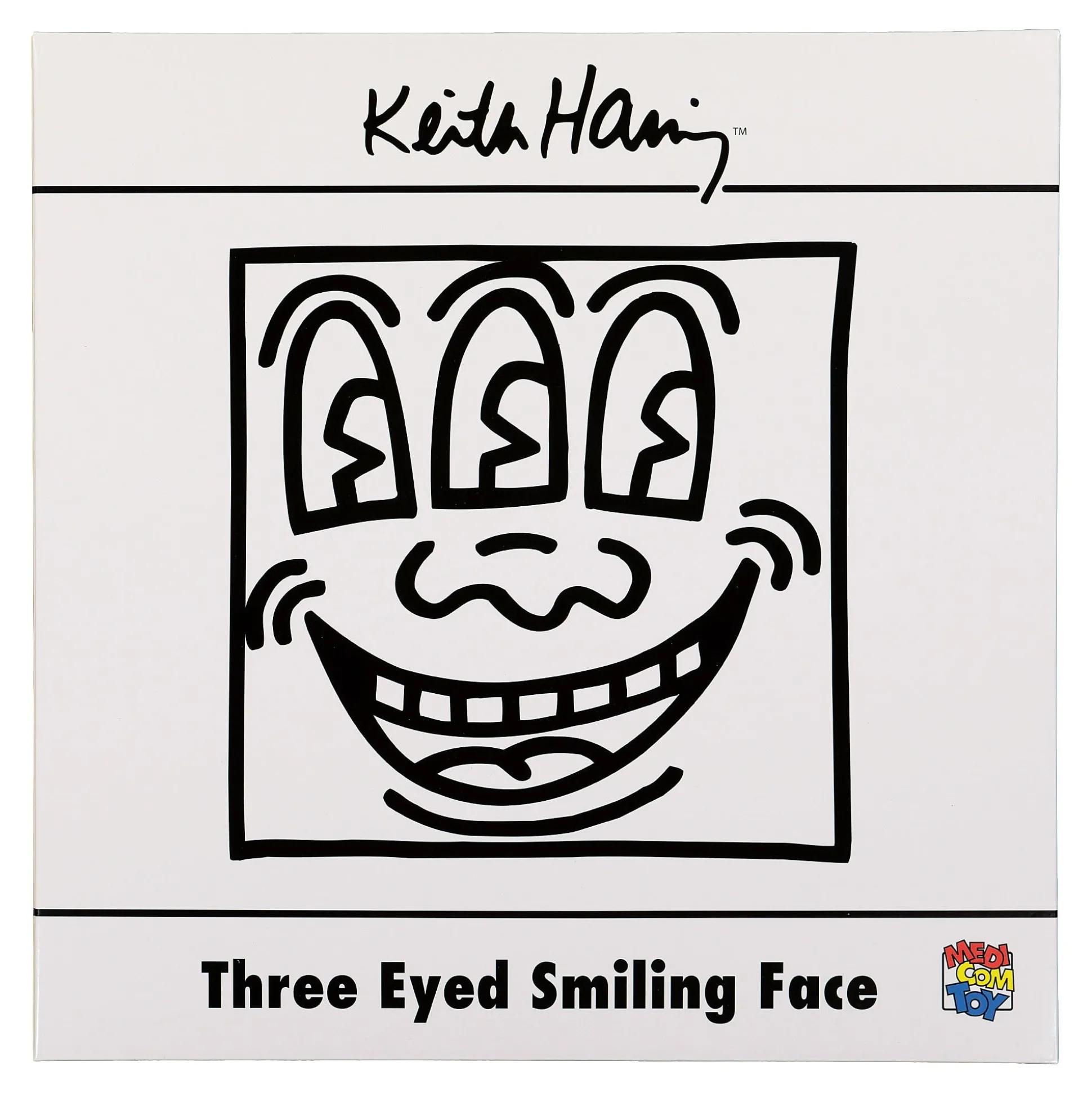 Discount Keith Haring Three Eyed Smiling Face Statue Women Home Accessories|Home Accessories