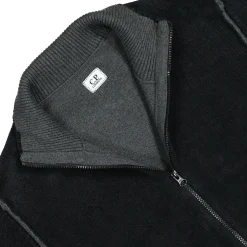 Fashion Knitwear Cardigan In Double Face Cotton Chenille Sweatshirts & Hoodies