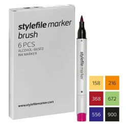 Flash Sale Marker 6er Brush Starter Set 01 Marker Sets|Calligraphy