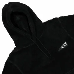 Fashion Mirrored Flag Logo Polar Fleece Hooded Pullover Sweatshirts & Hoodies