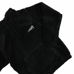 Fashion Mirrored Flag Logo Polar Fleece Hooded Pullover Sweatshirts & Hoodies