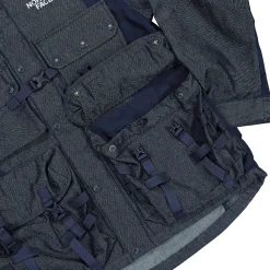 New Multi Pocket Denim Jacket - AP Jackets & Coats