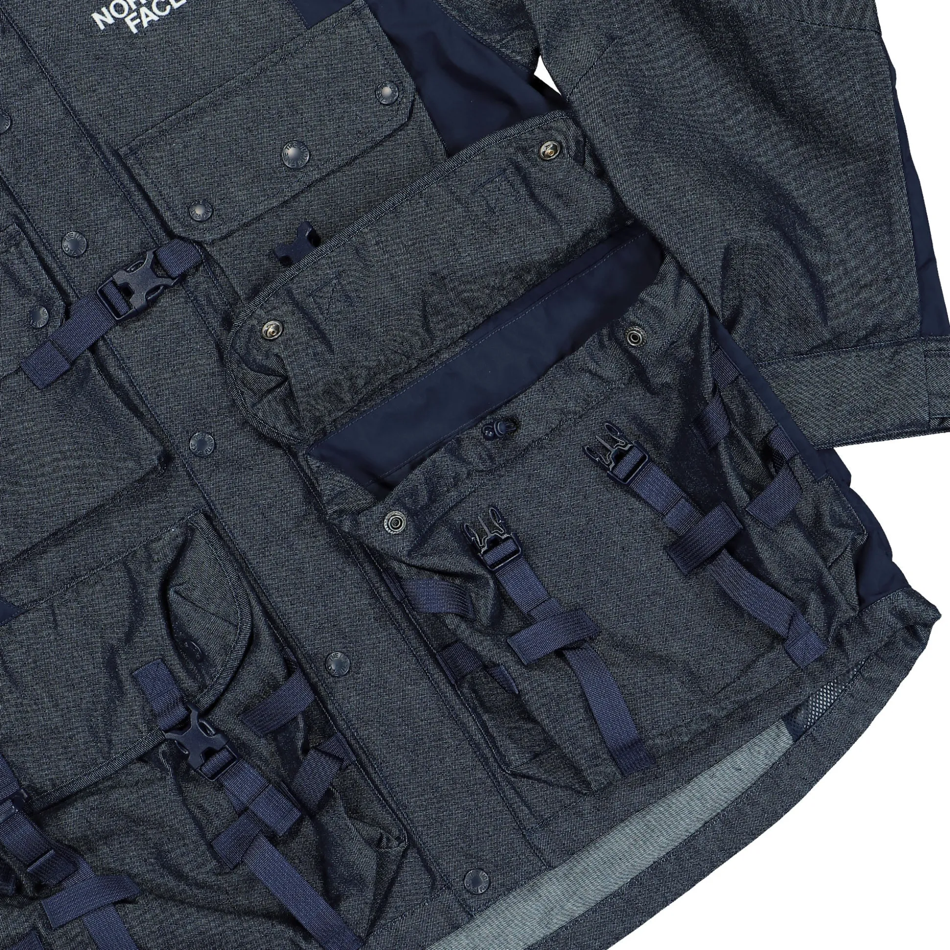 New Multi Pocket Denim Jacket - AP Jackets & Coats