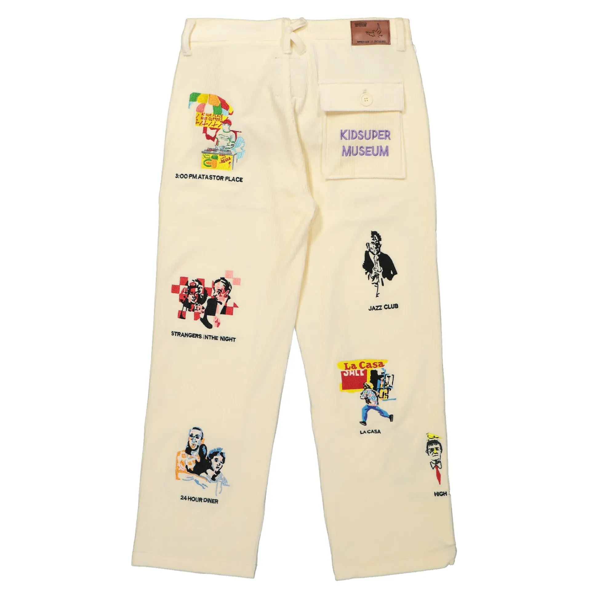 Store Museum Embroidered Cord Pants Pants & Shorts