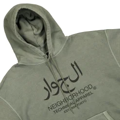 Outlet Pigment Dyed Sweat Hoodie LS Sweatshirts & Hoodies