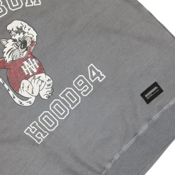 New Pigment Dyed Sweat Shirt LS Sweatshirts & Hoodies