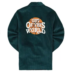 Discount Plain Corduroy Jacket Jackets & Coats