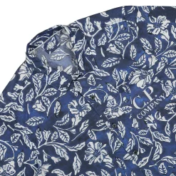Best Sale Popeline All-Over Flower Stamp Shirt Shirts