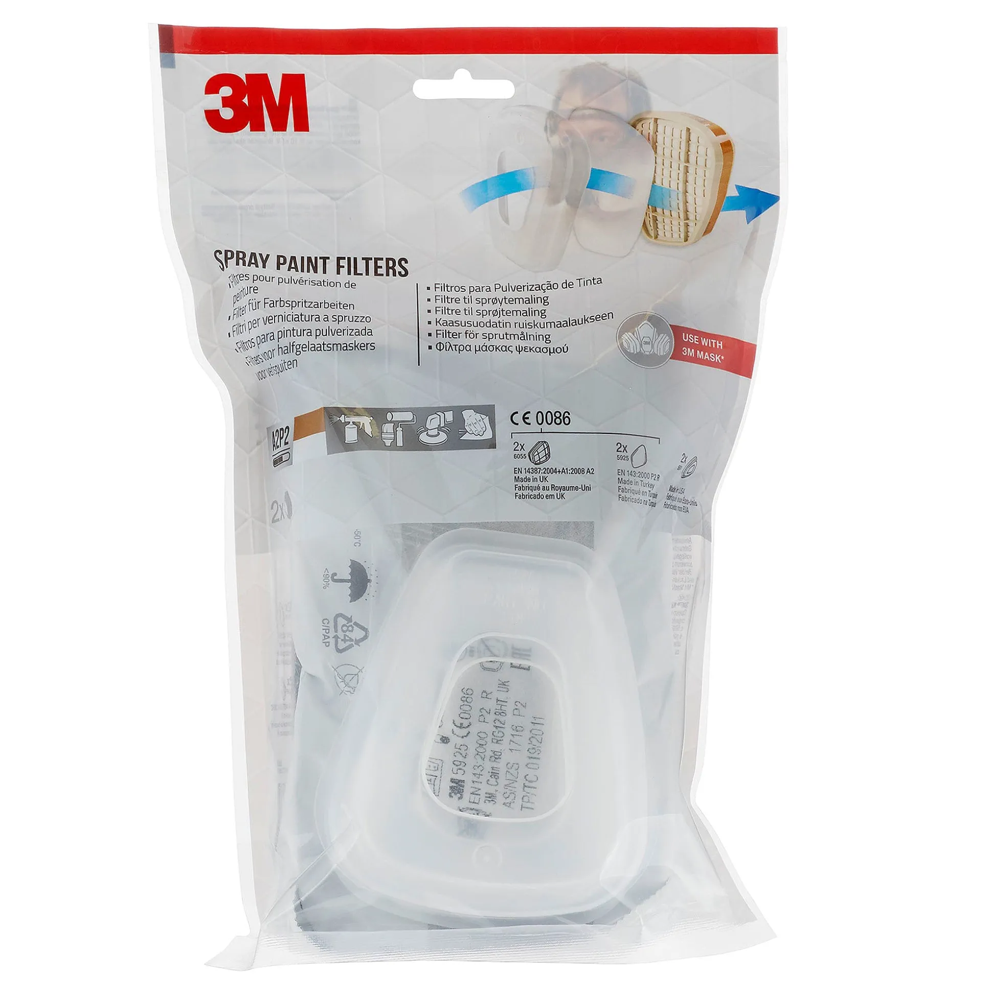 Discount Respirator Filter Set 6000 A2-P2 Protection