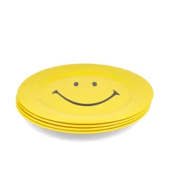 Online Smiley Plate 4 Piece Set Women Home Accessories|Home Accessories