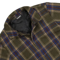 Store Soul Plaid Trench Jackets & Coats