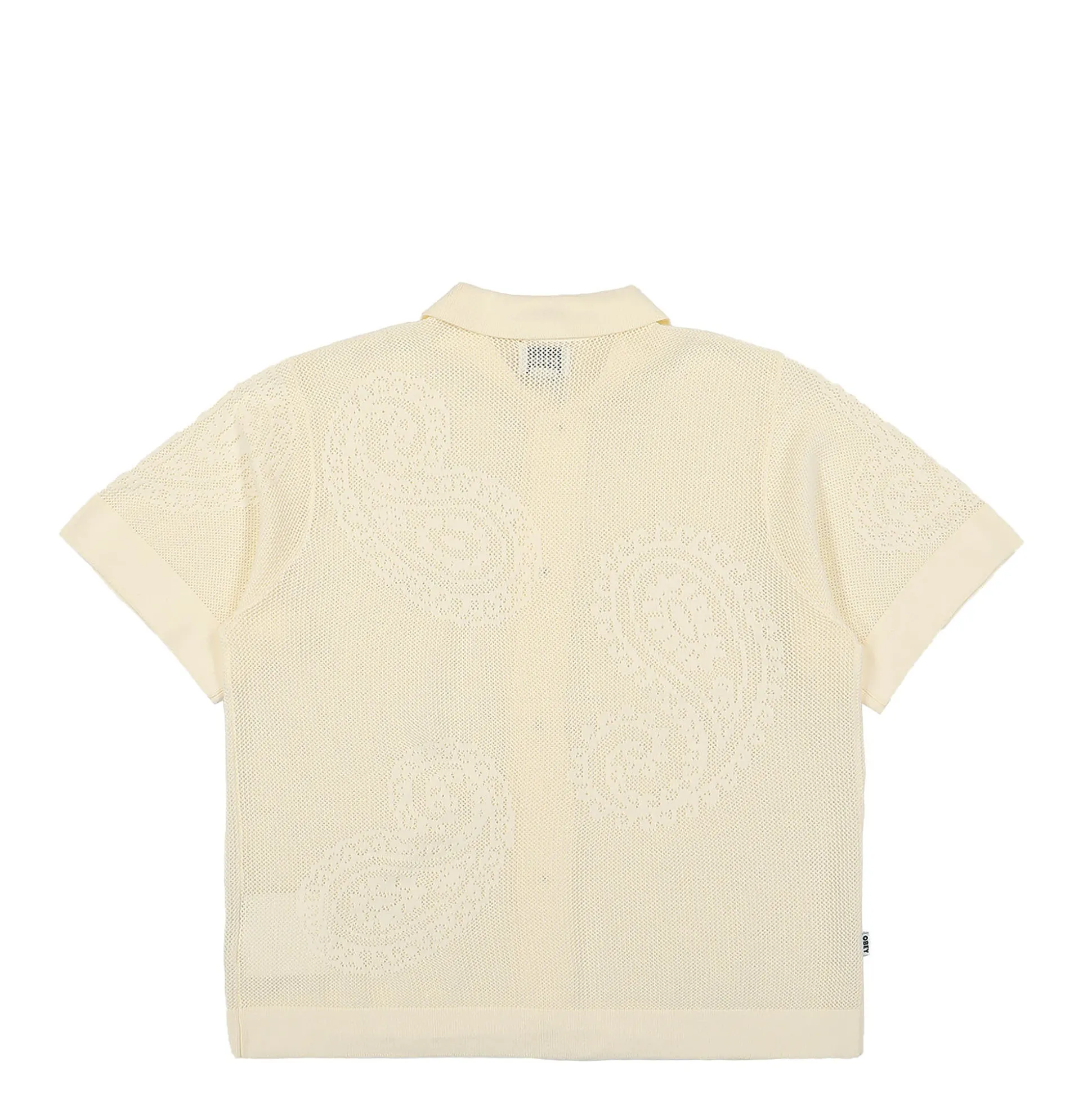 Store Tear Drop Open Knit Shirt Shirts