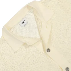 Store Tear Drop Open Knit Shirt Shirts
