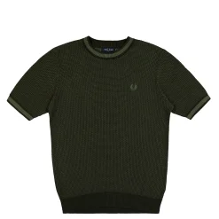 Hot Textured Knitted T-Shirt T-Shirts & Long Sleeves
