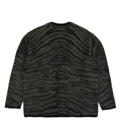 Sale Tiger Pattern Mohair Cardigan Sweatshirts & Hoodies