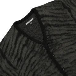 Sale Tiger Pattern Mohair Cardigan Sweatshirts & Hoodies