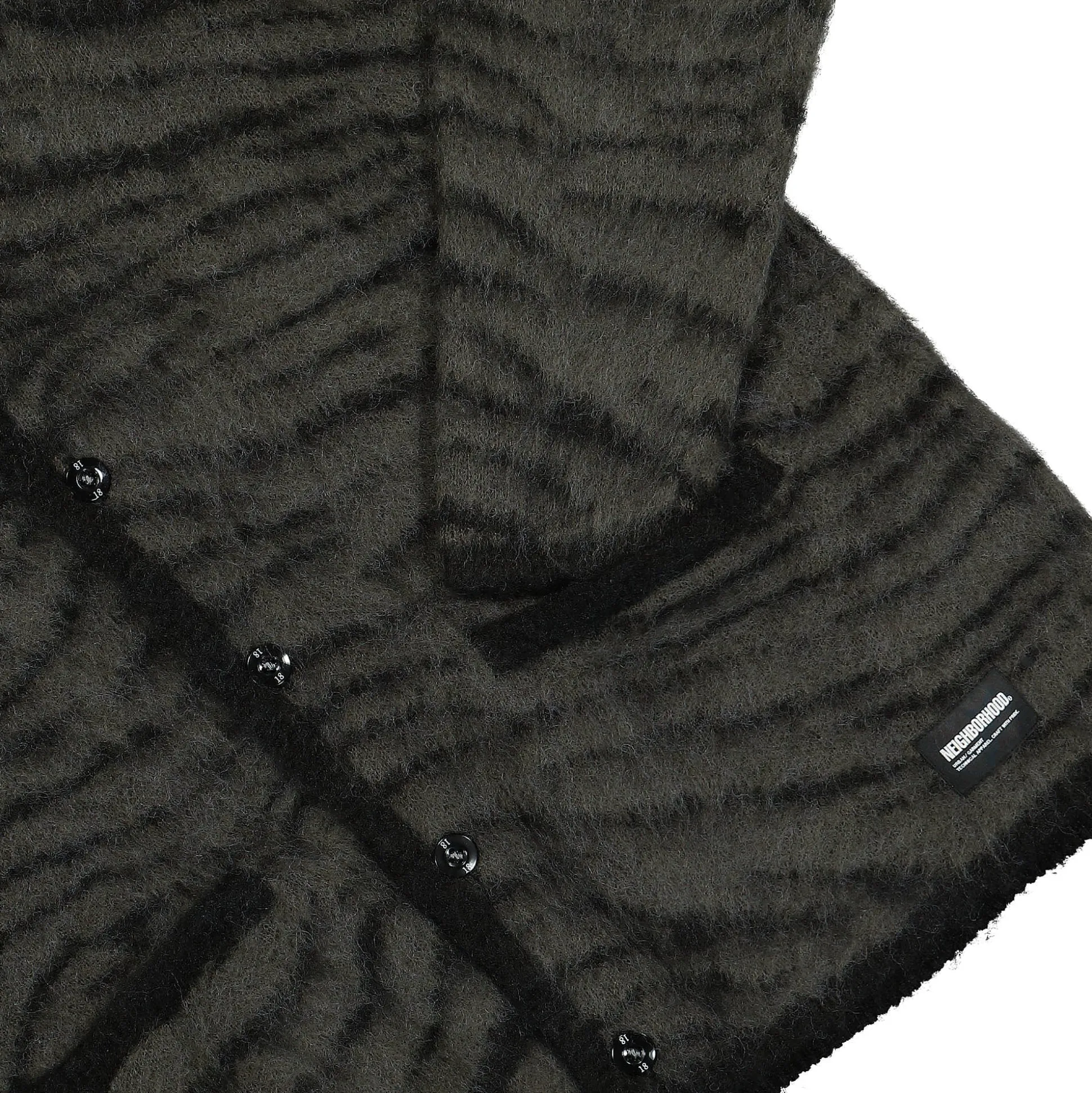 Sale Tiger Pattern Mohair Cardigan Sweatshirts & Hoodies