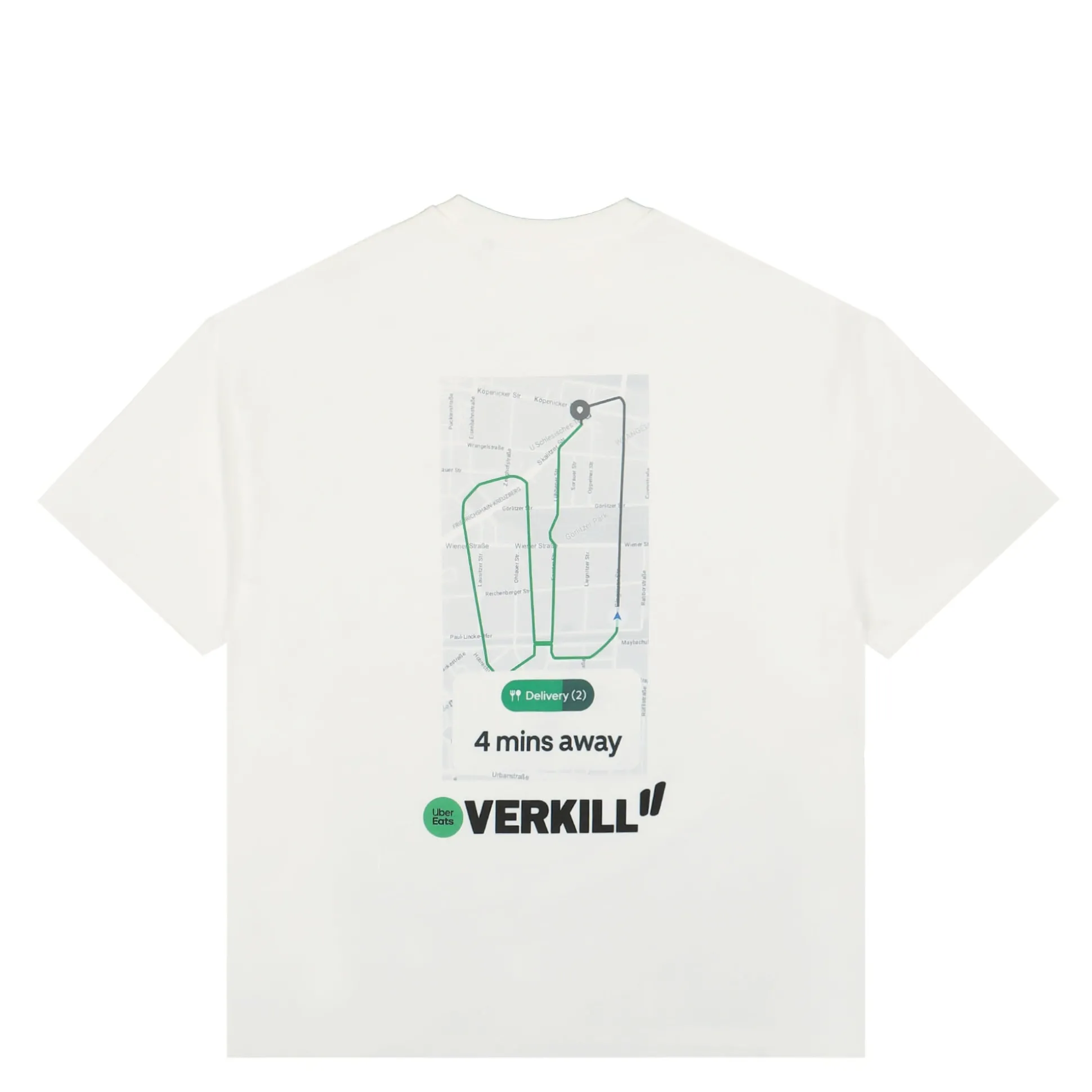 Best Sale Uber Eats Delivery Map Tee Women T-Shirts & Long Sleeves|T-Shirts & Long Sleeves