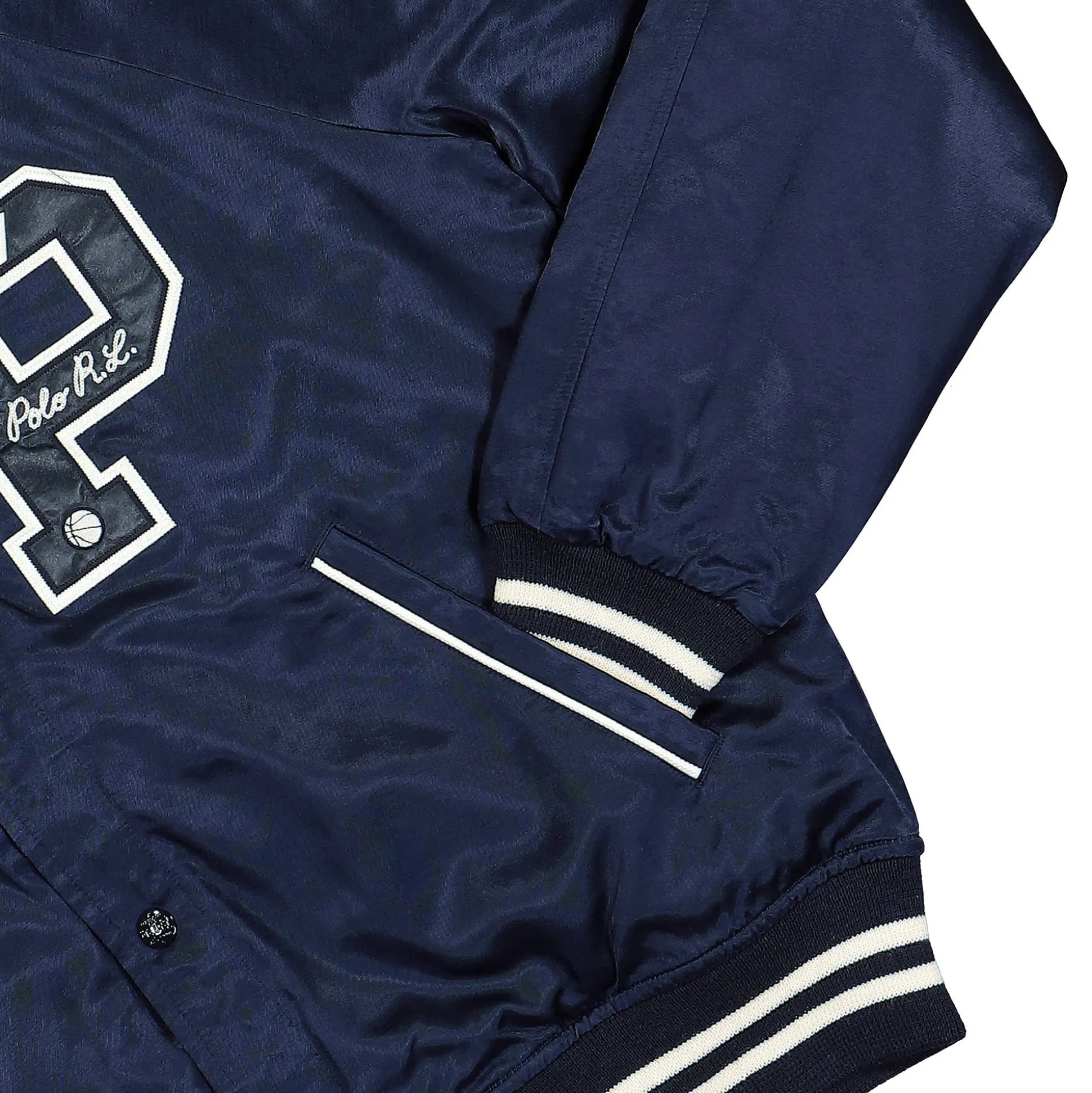 Best Sale Varsity-Inspired Satin Jacket Jackets & Coats
