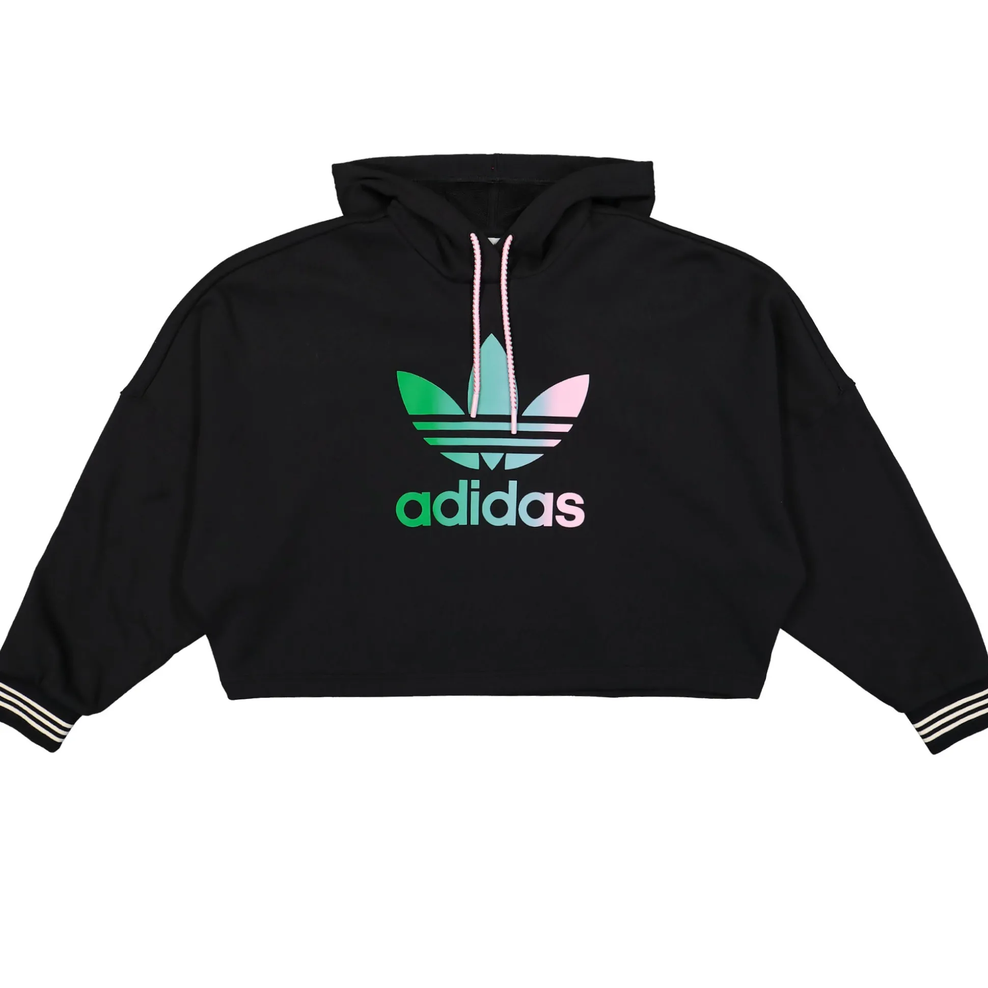 New W Cropped Hoodie Women Sweatshirts & Hoodies
