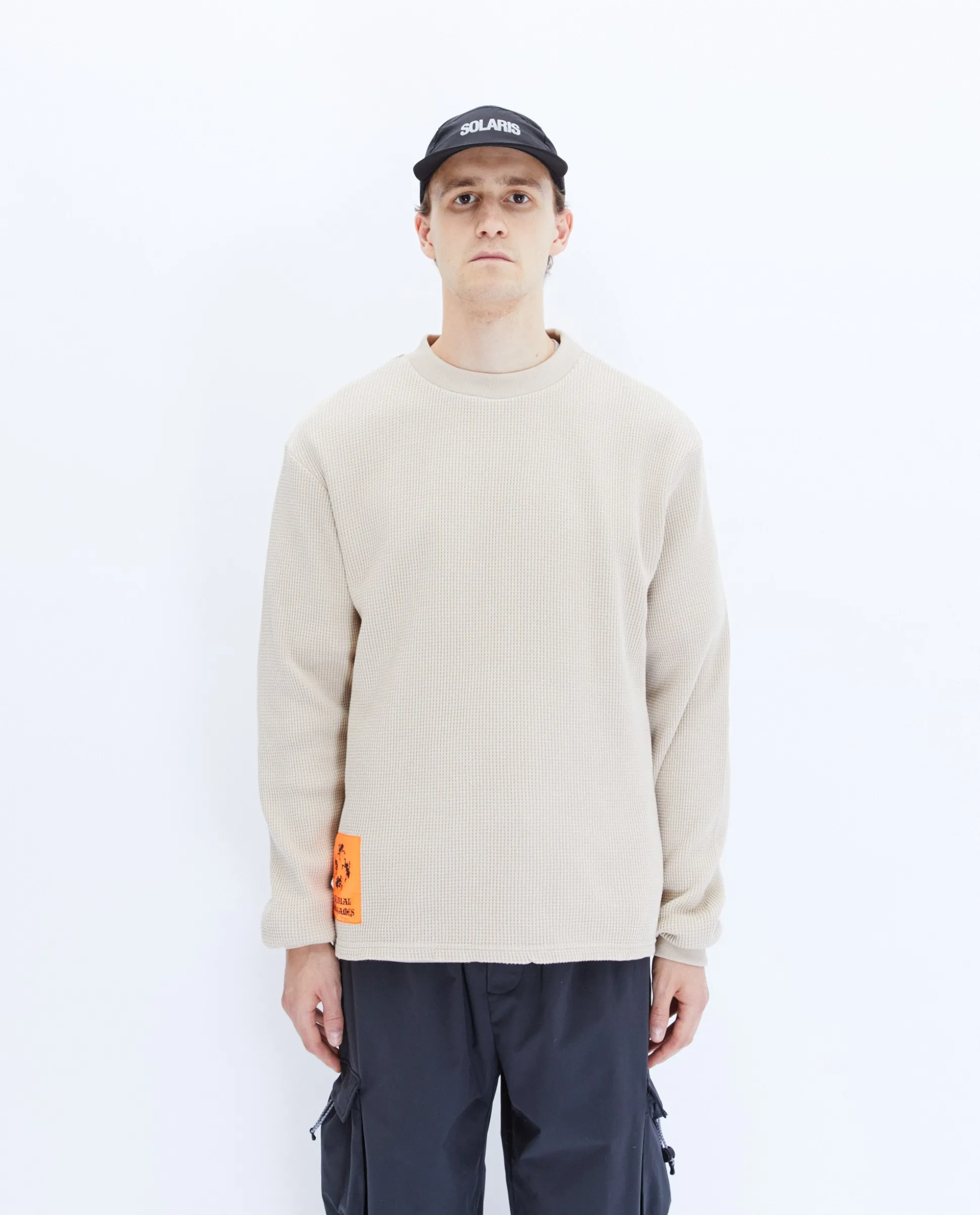 Hot Waffle Thermal Sweater Sweatshirts & Hoodies